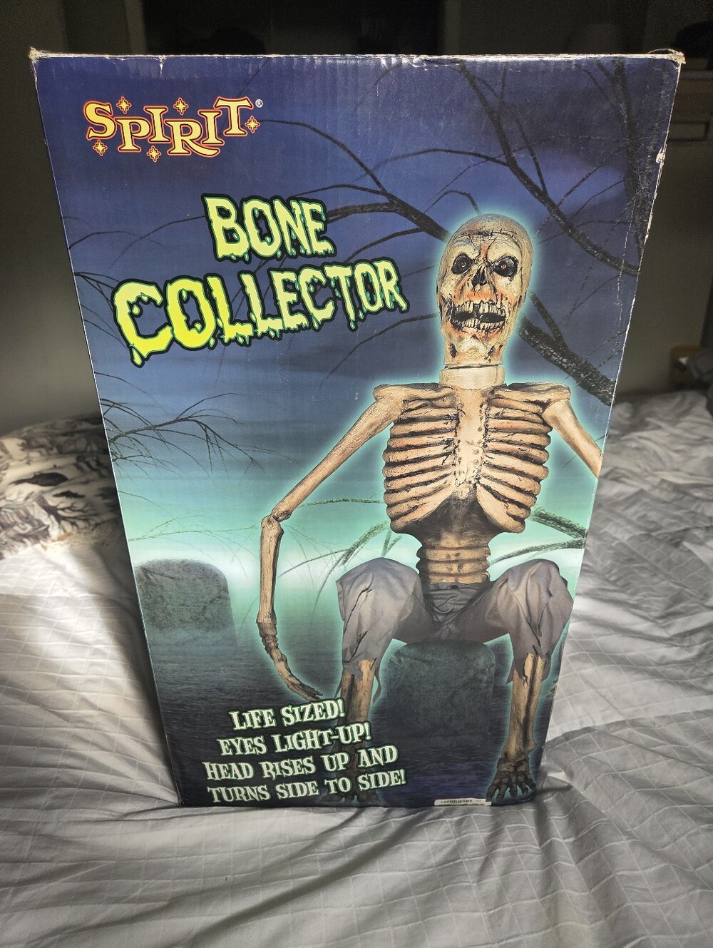 Rare Spirit  Halloween Bone Collector Life-Size Halloween Skeleton